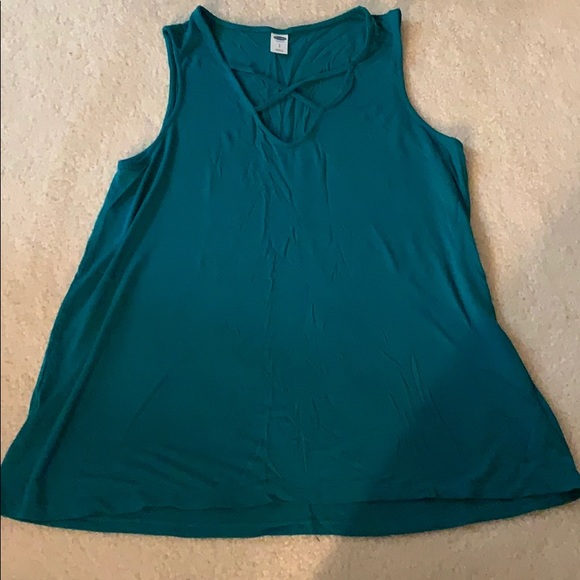 Old Navy Tops Teal Old Navy Sleeveless Shirt Poshmark